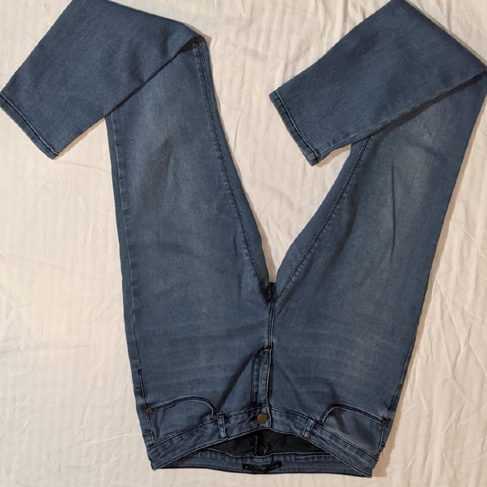 Steps Denim Skinny Blue Stretch Jeans Pants Size 42 Women